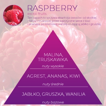 <B>RASPBERRY</B> SPRAY 250 ml odświeżacz powietrza PREMIUM